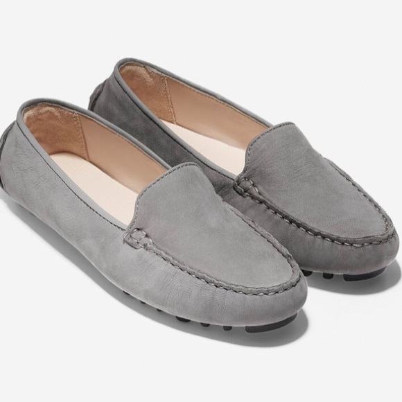 Cole Haan Shoes - Cole Haan Hanneli Driver II Loafer- Grey Nubuck